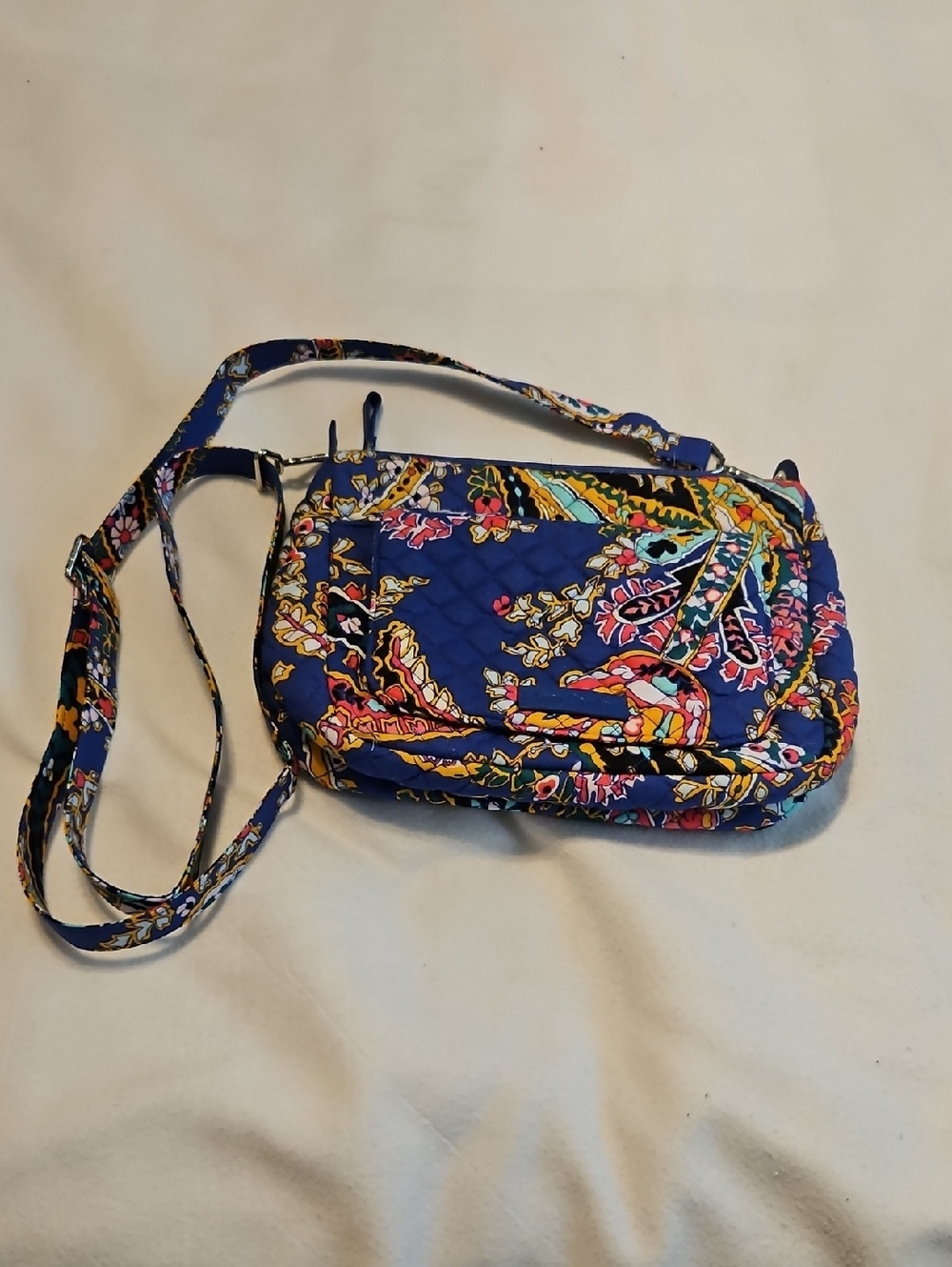 Vera Bradley Carson Mini Shoulder/Crossbody Bah In Romantic Paisley